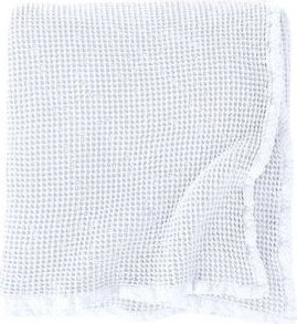 Brielle Home Darren Cotton Waffle Knit Blanket