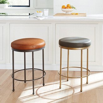 Cornelia Leather Counter Stool