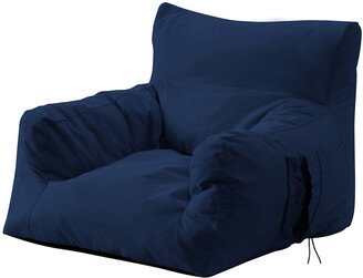 Loungie Comfy Nylon Bean Bag Floor Arm Chair-AB