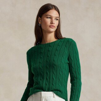 Cable-Knit Cashmere Sweater-AD