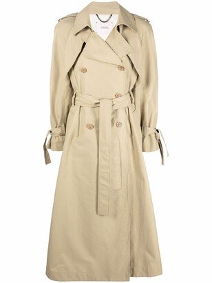 Double-Breasted Trench Coat-AW