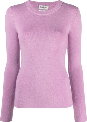 Deseo round-neck ribbed jumper