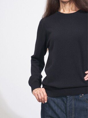 Cashmere Blend Crew-neck Sweater