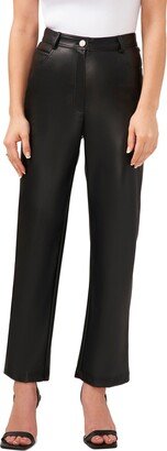 5-Pocket Faux Leather Pants