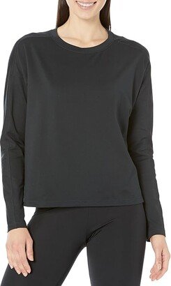 Reset Long Sleeve Tee (Black) Women's Clothing