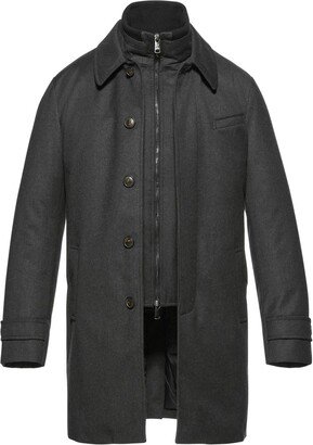 Euro wool-silk coat