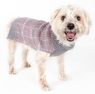 Vintage Symphony Static Fashion Knitted Designer Dog Sweater