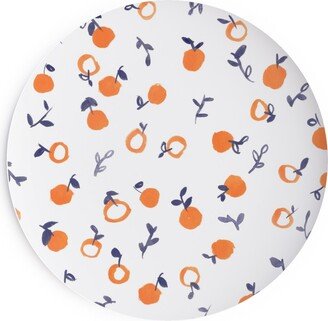 Salad Plates: Whimsical Watercolor Orange Salad Plate, Orange