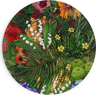 Salad Plates: Botanic Garden Salad Plate, Multicolor