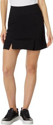 Control Stretch Pull-On Skort (Black) Women's Skort