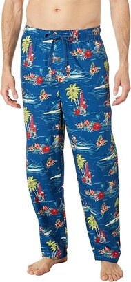 Woven Pajama Pants (Beach Santa) Men's Pajama