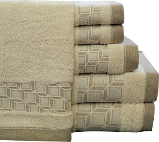 Blocks 6Pc Towel Set