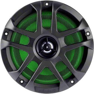 Memphis Audio 6.5 inch 2-Way 100W Powersports Speakers w/ Led Lights (Pair)