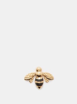 Bee Enamel & 18kt Gold Charm