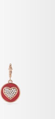 Kastak Heart Diamond & 18kt Rose-gold Charm