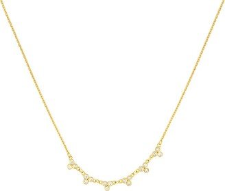 Pure Gold 14K 0.21 Ct. Tw. Diamond Necklace