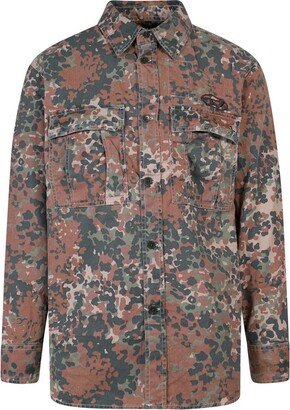 S-Roow Camouflage Printed Shirt