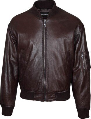 Brown Leather Jacket-AA