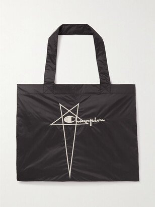 Champion Logo-Embroidered Shell Tote Bag