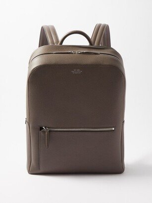 Ludlow Grained-leather Backpack