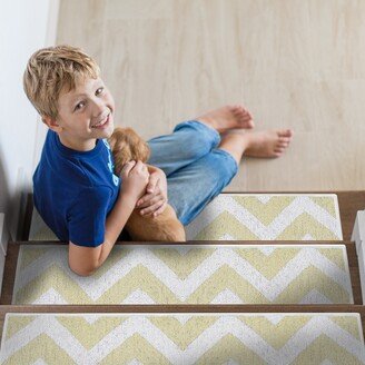 Traverse Design 9 X 28 Stair Treads - 70% Cotton Anti-Slip Carpet Strips for Stairs-with Double Adhesive Tape