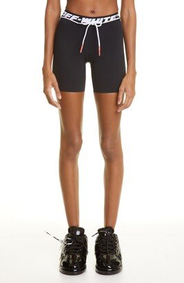 Athletic Logo Band Bike Shorts