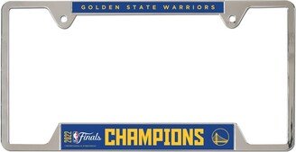 Wincraft Golden State Warriors 2022 Nba Finals Champions Metal Laser Cut Team License Plate Frame