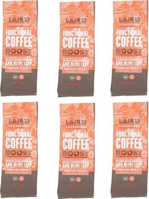 Laird Superfood Peruvian Coffee Boost Medium Roast - Case of 6/12 oz Bags