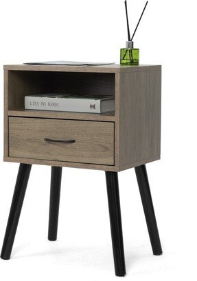 Oldken Set of 2 Nightstand Bunk Bedside Table End Table