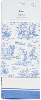 Toile Tea Towels (Set Of 2)