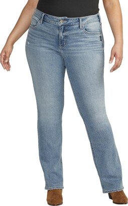 Plus Size Elyse Mid Rise Slim Bootcut Jeans