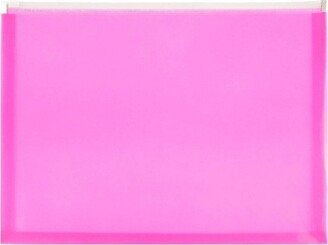 JAM Paper & Envelope JAM Paper 12pk Plastic Envelopes with Zip Closure - Letter Booklet - 9 3/4 x 13 - Hot Pink