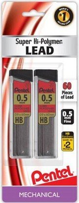 Pentel 2ct #2 0.5MM Mechanical Pencil Lead Refill