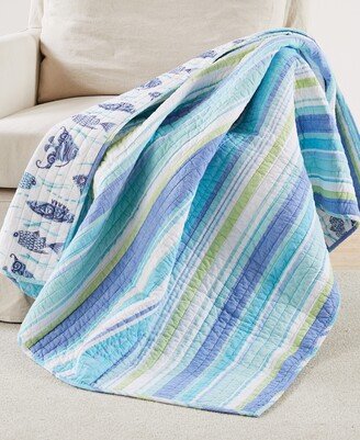 Home Laida Beach Reversible Quilted Throw, 50