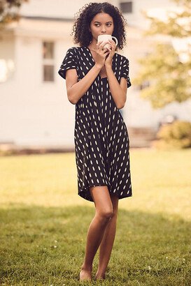 By Anthropologie Short-Sleeve Knit Pajama Dress