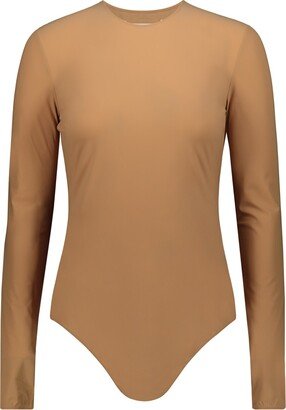 Stretch-jersey Long Sleeve Bodysuit