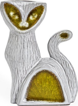 Glass Menagerie Cat Bud Vase