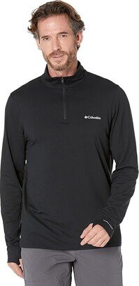 Tech Trail 1/4 Zip (Black) Men's Clothing