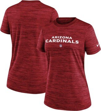 Women's Cardinal Arizona Cardinals Sideline Velocity Performance T-shirt