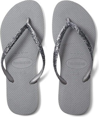 Slim Glitter II Flip Flop Sandal (Steel Grey) Women's Shoes