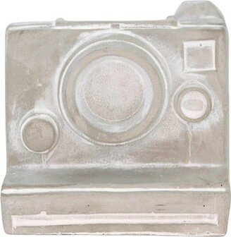 GANZ Home Decor Camera Pencil Holder - One Pencil Holder 4.0 Inches - Photographer Desk Accessories - Cb177344 Back - Cement - Gray