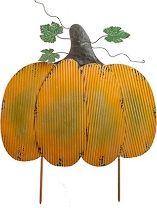 Seasonal Abode A&B Home Iron Pumpkin Garden Decor with Stakes