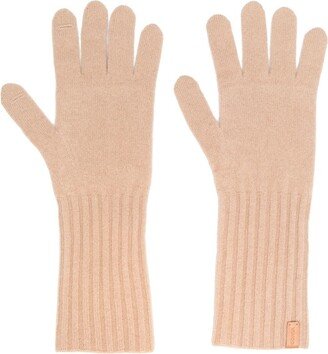 Knitted Cashmere Gloves-AB