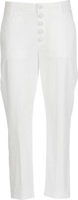 Cropped Tailored Trousers-BO