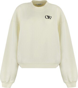 Cotton Crew-neck Sweatshirt-AA