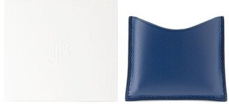 Refillable Leather Compact Case – Navy