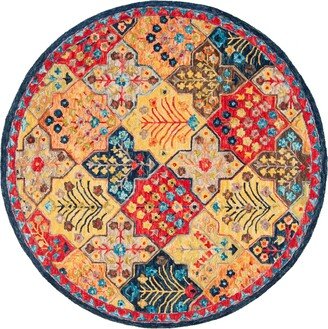 Aurora APN514 3' x 3' Round Area Rug