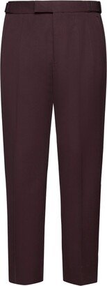 Buckle Detailed Cropped Trousers-AA