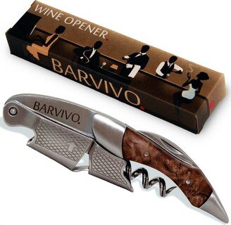 Barvivo Wine Opener with Foil Cutter Knife & Cap Remover - Red