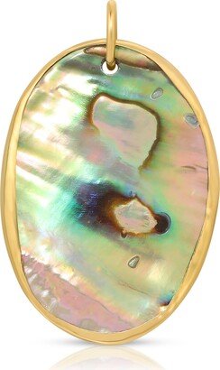 Large Abalone Cabochon Charm